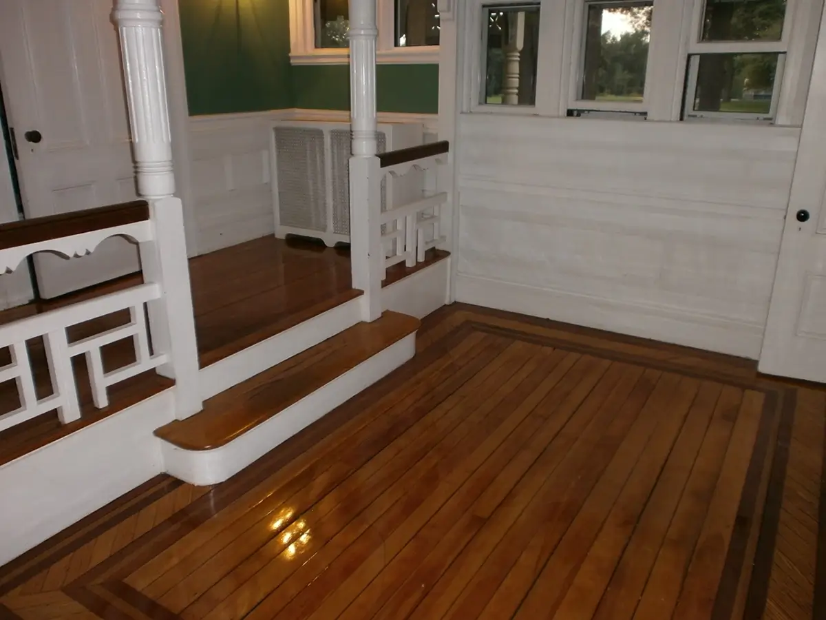 Renovation, hardwood floors refinished