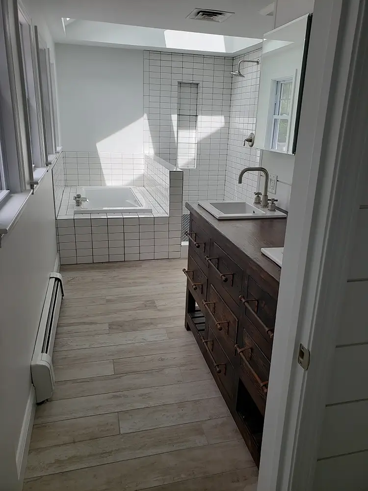 Custom master bathroom, completely remodeled