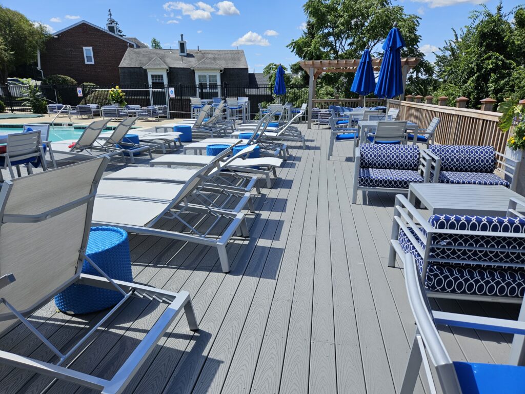 New Exterior Deck with Chairs